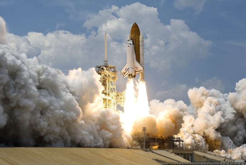 Spaceship in Space